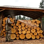 Фото по теме: Защита сосновой древесины от жука короеда в открытом сарае