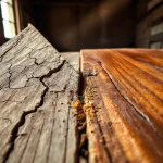 Фото по теме: Влияние смолистости лиственницы на срок службы деревянного пола